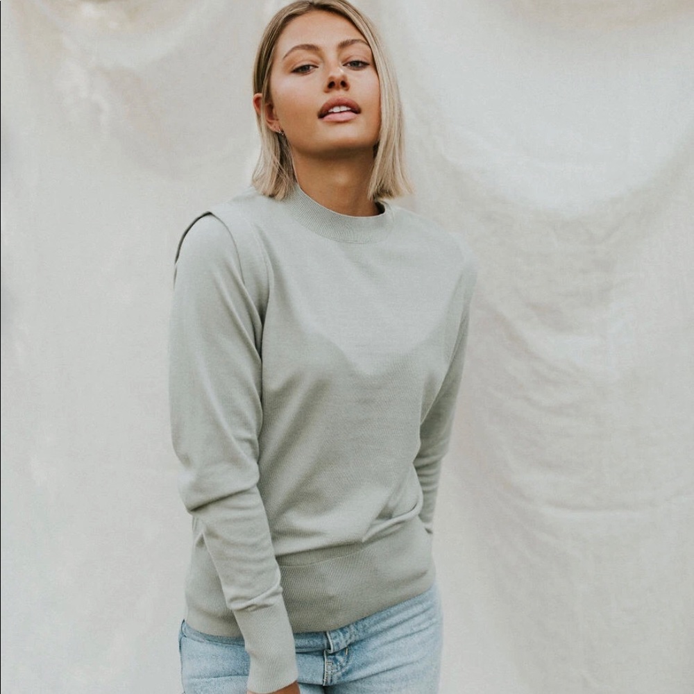 Soft Beautiful Sage Sweater